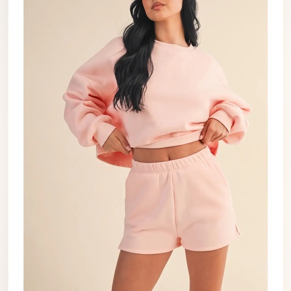 Kimberly C Pants - Blush Break Sweatshorts NWT